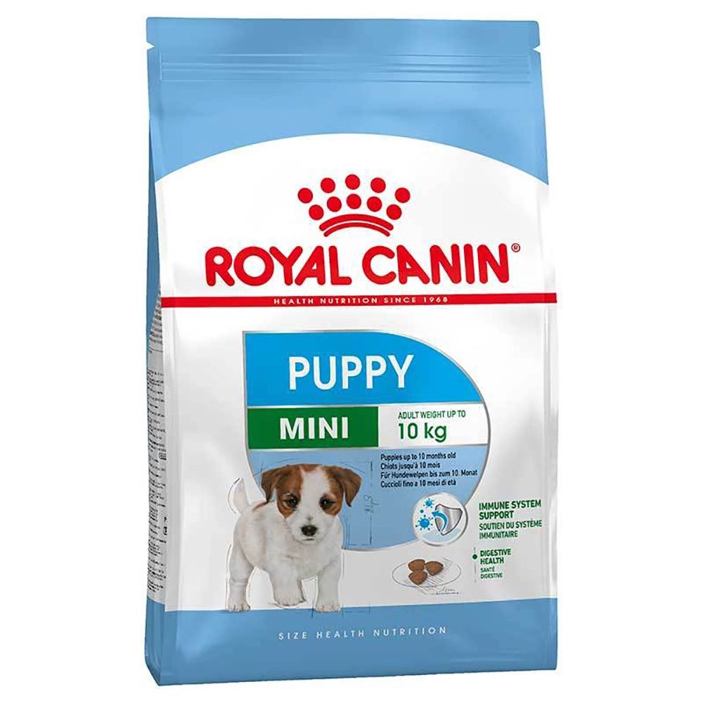 Royal Canin Puppy Mini Adult Food, Weight Up To 10kg Immune System Support, 4kg