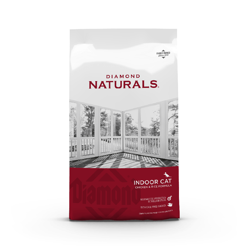 Diamond Naturals Chicken and Rice Formula for Indoor Cat, 3kg