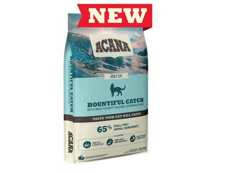 Acana Bountiful Catch Salmon, Herring & Hake Adult Cat Food, 4.5kg