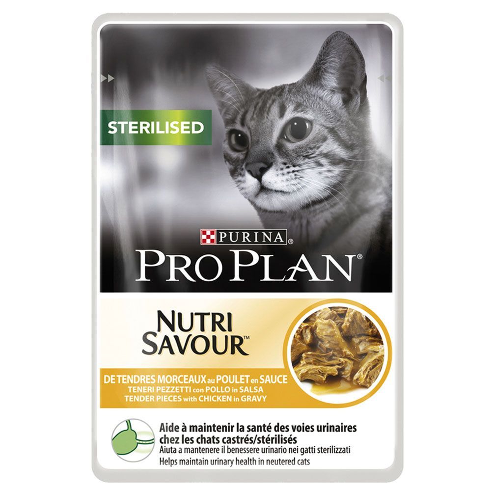 Purina Pro Plan Nutri Savour Sterilised Wet Cat Food, 85g