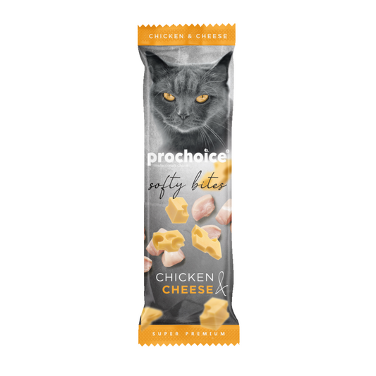 ProChoice Softy Bites Chicken & Cheese Cat Treat, 10g