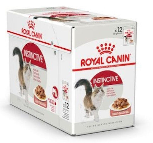 Royal Canin Instinctive Adult Cats Gravy (Wet Food - Pouches) 12 X 85G