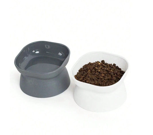 Elevated Mica Pet Bowl, Grey, Small