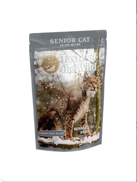 Taste Of The Wild Senior Cat Grain Free Pate Pouch, 85g