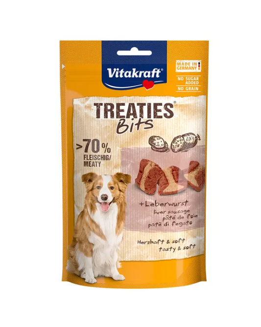 Vitakraft  TREATIES BITS LIVER SAUSAGE 120G