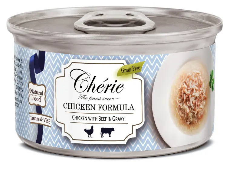 Cherie Chicken With Beef In Gravy 80G