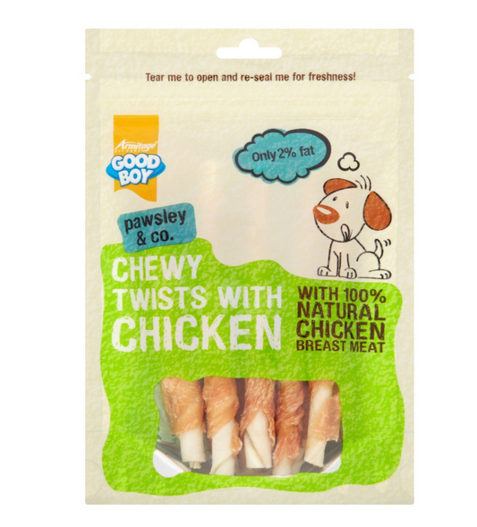 Chewy Chicken Twists - 90g