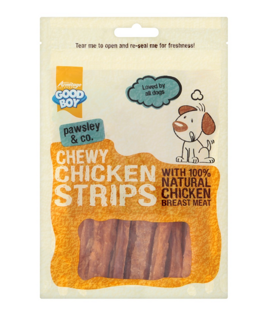 Chewy Chicken Strips - 100G