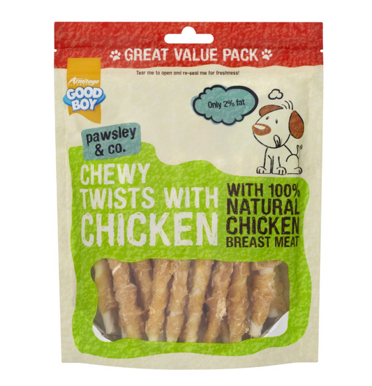 Chewy Chicken Twists - 320g Value Pack