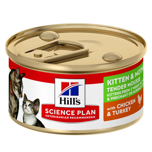 Hill’s Science Plan Kitten & Mother Mousse With Chicken & Turkey 85g