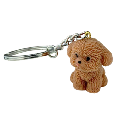 Lovely Realistic Teddy Bear Keychain Pendant