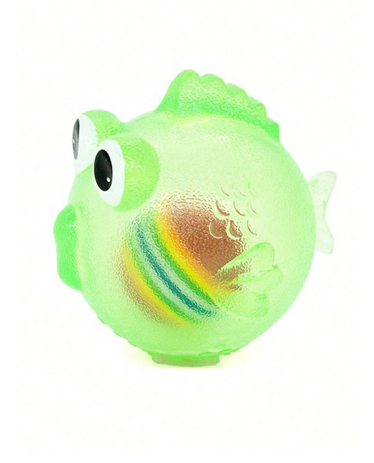 TRP Goldfish Design Green Chew Toy for Dogs