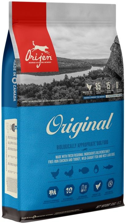 Orijen Original Dry Dog Food with Chicken, Turkey, Fish & Eggs, 6kg