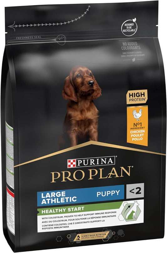 Purina Pro Plan Healthy Start Large Athletic Puppy Food with Chicken, 3kg