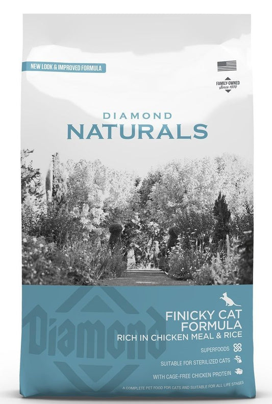 Diamond Naturals Finicky Rich in Chicken Meal and Rice Cat Formula, 3kg