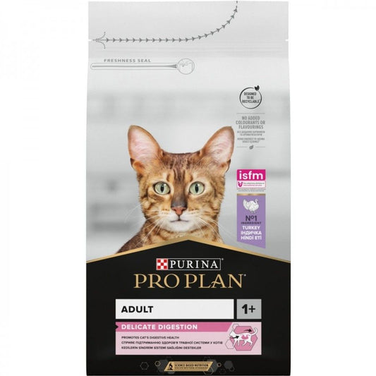 Purina Pro Plan Adult Delicate Digestion Turkey Cat Food, 10kg