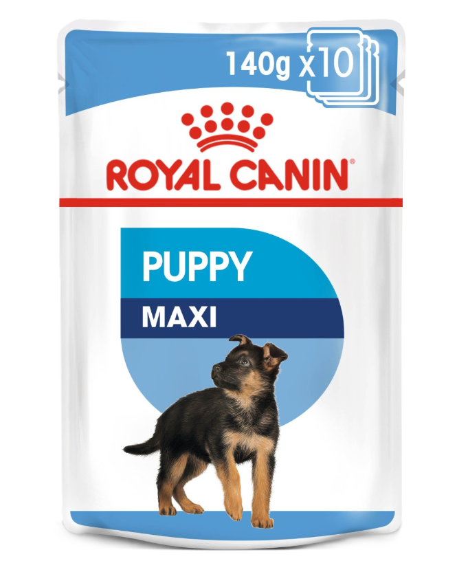Royal Canin Wet Food Chunks in Gravy for Maxi Breed Puppies, 140g