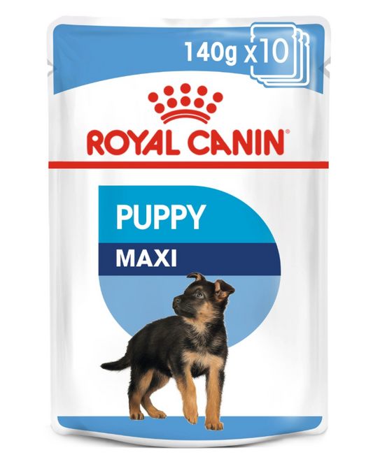 Royal Canin Wet Food Chunks in Gravy for Maxi Breed Puppies, 140g