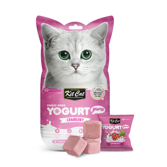 Kit Cat Freeze Dried Yogurt Yums Cranberry, 10g