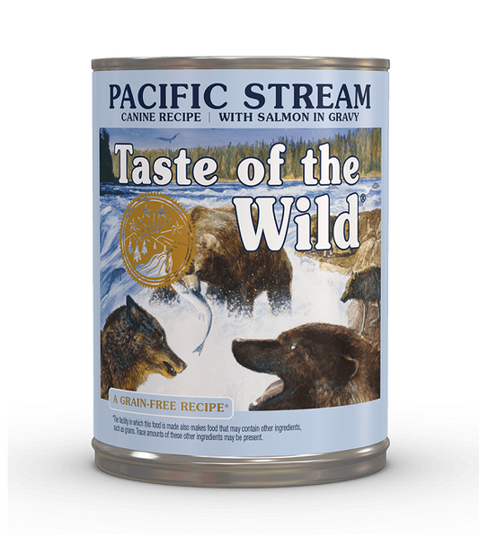 Taste Of The Wild Pacific Stream Canine Recipe with Salmon in Gravy Can, 390g