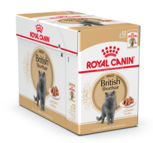 Royal Canin British Shorthair (Wet Food - Pouches) 12 X 85G