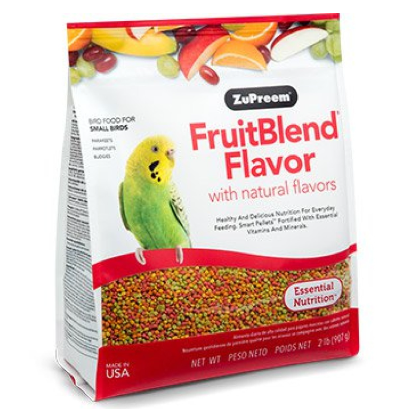 Zupreem- FruitBlend Flavor for Small Birds 2lb
