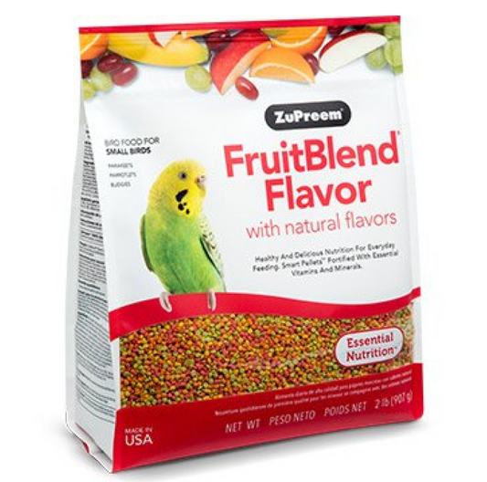 Zupreem- FruitBlend Flavor for Small Birds 2lb