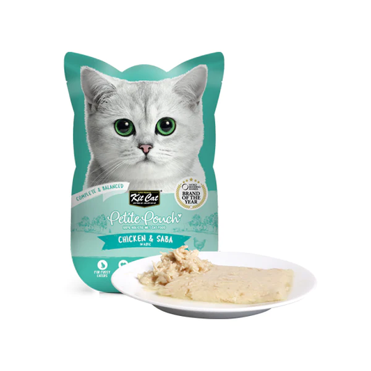 Kit Cat Petite Pouch 70g - Chicken & Saba