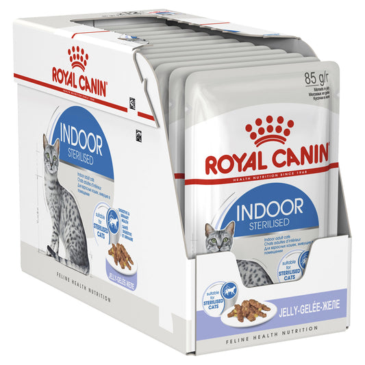 Royal Canin Indoor Jelly (WET FOOD - Pouches)  85g