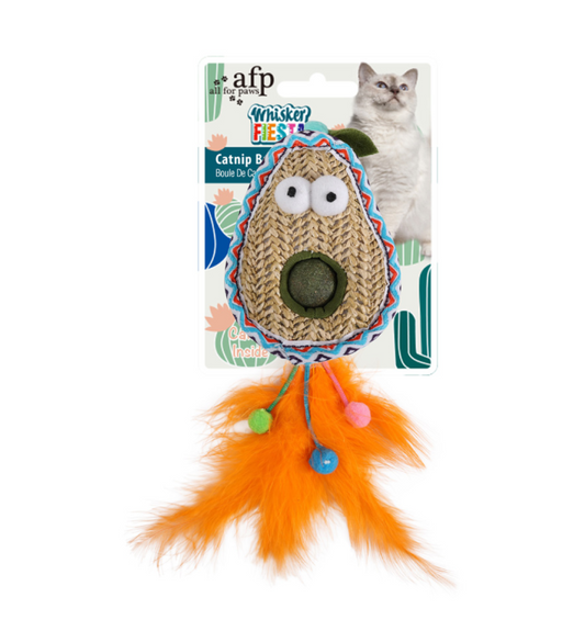 Whisker Fiesta- Catnip Ball Avocado