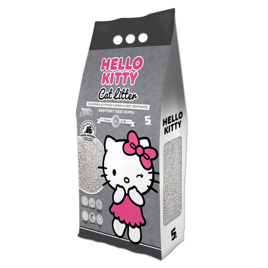 Hello Kitty Cat Litter Bentonite Active Carbon 5 Ltr