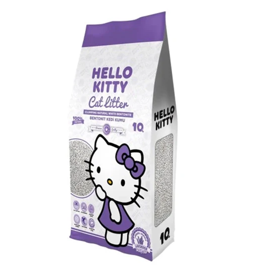 Hello Kitty Bentonite Lavender Clumping Cat Litter 10L