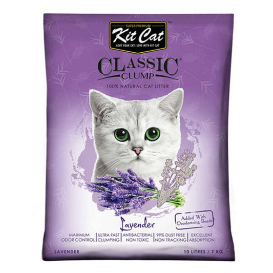 Kit Cat Classic Clump Cat Litter 10L/Lavender