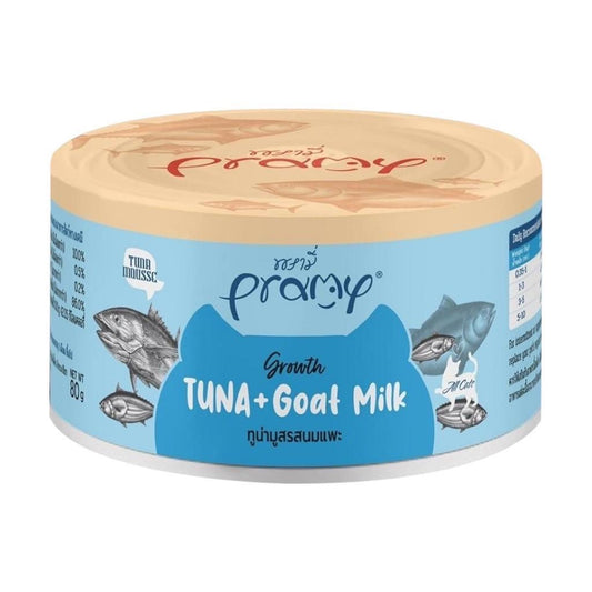 Pramy Can Tuna Mousse+Goat Milk 80 g