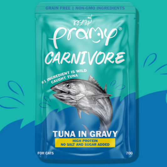 Pramy Carnivore Tuna in Gravy 70g