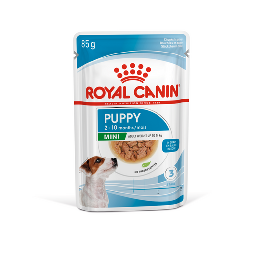 Royal Canin Mini Puppy (WET FOOD - Pouches) 12 x 85g