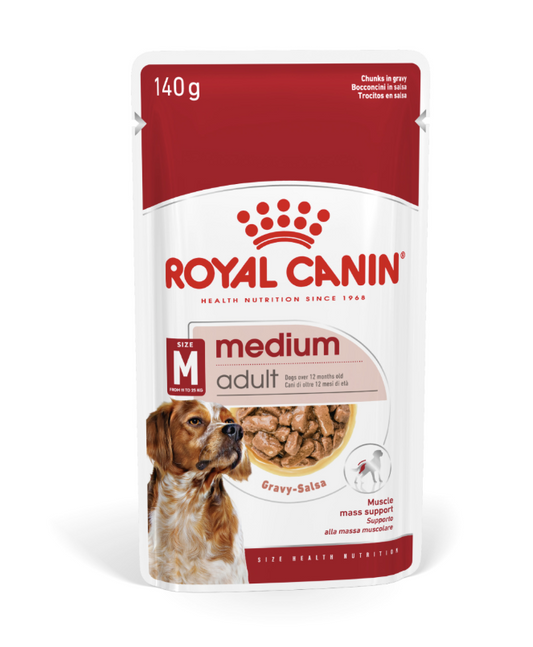 Royal Canin Medium Adult Wet Dog Food, 140g