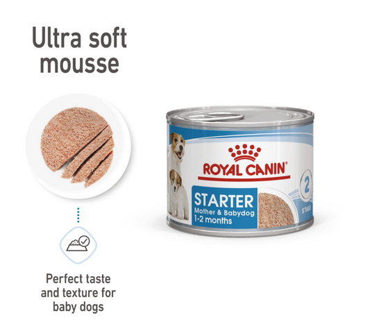 Canine Health Nutrition Starter Mousse Wet Food Cans, 85g