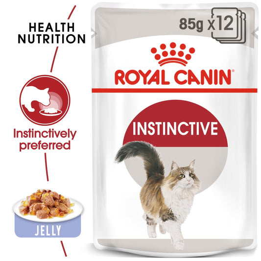 Royal Canin Instinctive Adult Cats Jelly (WET FOOD - Pouches) 12 x 85g