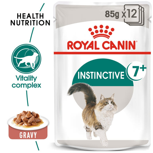 Royal Canin Instinctive +7 Gravy (WET FOOD - Pouches) 12 x 85g