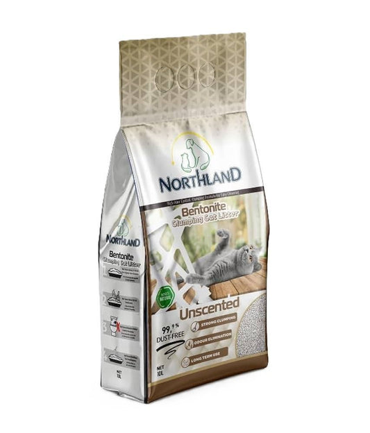 Northland Unscented Bentonite Cat Litter, 10L