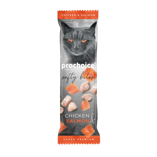 ProChoice Softy Bites Chicken & Salmon Cat Treat, 10g
