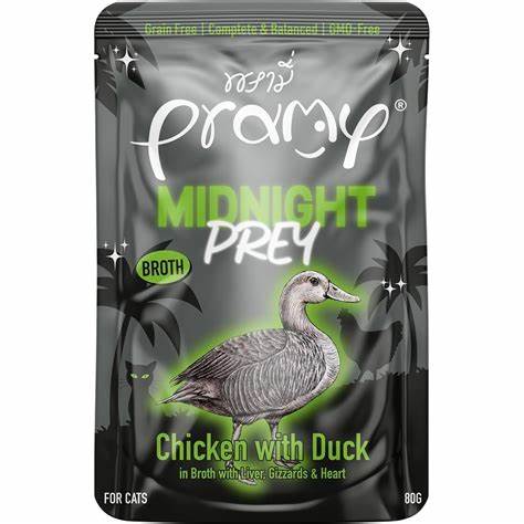 Pramy Midnight Prey Chicken with Duck in Broth 80g