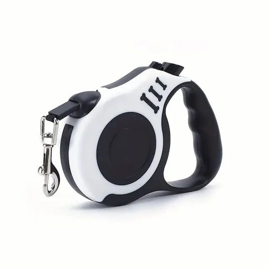 Retractable Pet Leash-Black&White