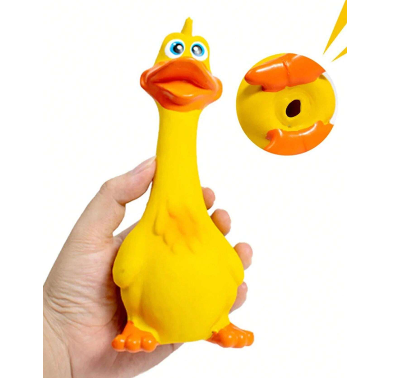 Ducks Latex Chewing And Chewing Training Toy-ellow