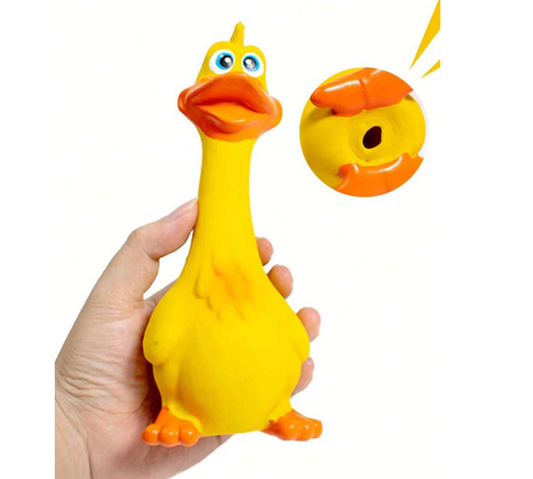 Ducks Latex Chewing And Chewing Training Toy-ellow