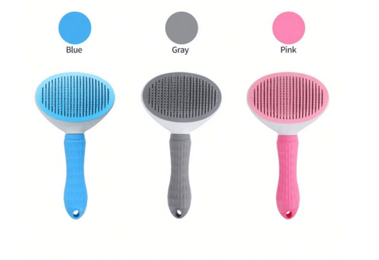 Shedding Grooming Brush-Pink