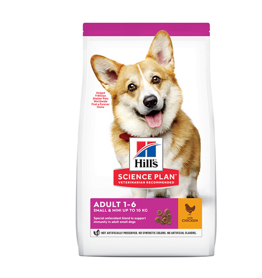 Hill’s Science Plan Small & Mini Adult Dog Food With Chicken, 1.5Kg