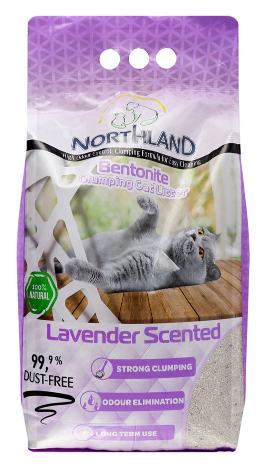 Northland Lavender Clumping Cat Litter, 10L