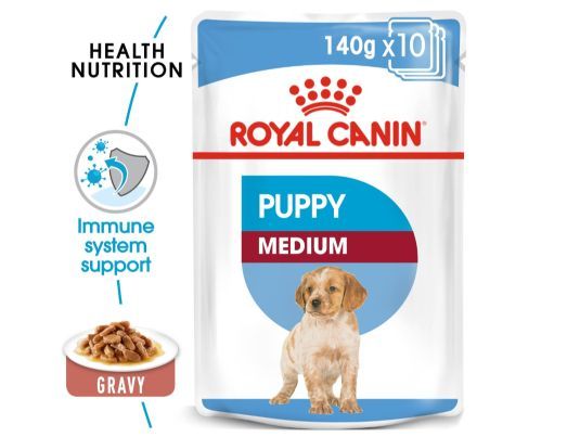 Royal Canin Medium Puppy (Wet Food - Pouches) 140G